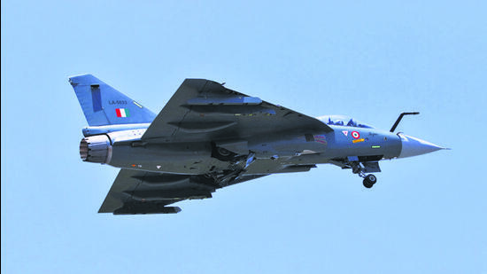 The IAF is expected to operate around 350 LCAs (Mk-1, Mk-1A and Mk-2 variants) in the coming decade and beyond. (HT File) The IAF is expected to operate around 350 LCAs (Mk-1, Mk-1A and Mk-2 variants) in the coming decade and beyond. (HT File)