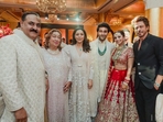 (L-R) Manoj Jain, Rima Kapoor, Gauri Khan, Aadar Jain, Alekha Advani and Shah Rukh Khan at the event. (L-R) Manoj Jain, Rima Kapoor, Gauri Khan, Aadar Jain, Alekha Advani and Shah Rukh Khan at the event.