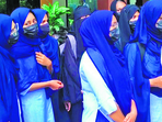 UP Board exam Day 1: Four girl students of Class 10 skipped their Hindi paper on the first day of the UP Board examinations in Jaunpur on Monday.(ANI/Representative image) UP Board exam Day 1: Four girl students of Class 10 skipped their Hindi paper on the first day of the UP Board examinations in Jaunpur on Monday.(ANI/Representative image)