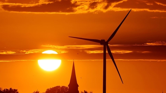 A power-generating windmill turbine is pictured here for representation. (Representational Image / REUTERS) A power-generating windmill turbine is pictured here for representation. (Representational Image / REUTERS)