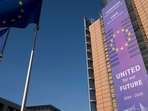 This photograph taken on February 18, 2025, shows the facade of the Berlaymont building, which houses the European Union Commission headquarters, and European Union flags, in Brussels.(AFP) This photograph taken on February 18, 2025, shows the facade of the Berlaymont building, which houses the European Union Commission headquarters, and European Union flags, in Brussels.(AFP)