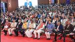 Prime Minister Narendra Modi, Assam Governor Lakshman Prasad Acharya, CM Himanta Biswa Sarma, external affairs minister S Jaishankar and others at the Advantage Assam 2.0 Investment and Infrastructure Summit in Guwahati on Tuesday. (ANI Photo) Prime Minister Narendra Modi, Assam Governor Lakshman Prasad Acharya, CM Himanta Biswa Sarma, external affairs minister S Jaishankar and others at the Advantage Assam 2.0 Investment and Infrastructure Summit in Guwahati on Tuesday. (ANI Photo)