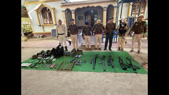 The exact count of looted weapons and shells was submitted to the Supreme Court by the state government in a sealed cover. (HT PHOTO) The exact count of looted weapons and shells was submitted to the Supreme Court by the state government in a sealed cover. (HT PHOTO)