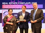 From L: Dr. Niranjan Hiranandani, Provost, HSNC University; Mr. Bhushan Gagrani, BMC Commissioner & Dr. Hemlata K. Bagla, VC, HSNC University at NHSMRE Real Estate Conclave 2025
From L: Dr. Niranjan Hiranandani, Provost, HSNC University; Mr. Bhushan Gagrani, BMC Commissioner & Dr. Hemlata K. Bagla, VC, HSNC University at NHSMRE Real Estate Conclave 2025