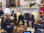 President Donald Trump meets with Ukraine President Volodymyr Zelenskyy in the Oval Office at the White House in Washington, Friday, Feb. 28, 2025. (AP) President Donald Trump meets with Ukraine President Volodymyr Zelenskyy in the Oval Office at the White House in Washington, Friday, Feb. 28, 2025. (AP)