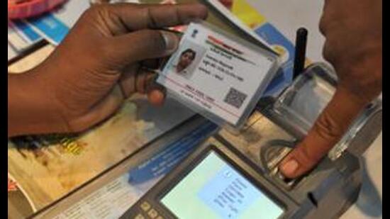 The portal, available at swik.meity.gov.in, lists 275 use cases at central and state government level for which MeitY has approved Aadhaar-based authentication since August 2020. (AFP) The portal, available at swik.meity.gov.in, lists 275 use cases at central and state government level for which MeitY has approved Aadhaar-based authentication since August 2020. (AFP)