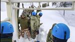 Security personnel conduct a rescue operation after several labourers were trapped under snow and debris in Mana area of Chamoli district on Saturday. (PTI) Security personnel conduct a rescue operation after several labourers were trapped under snow and debris in Mana area of Chamoli district on Saturday. (PTI)