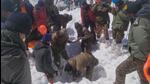 The rescue teams searching for missing workers in the deep snow at the avalanche-hit site near Mana in Uttarakhand’s Chamoli district. The rescue teams searching for missing workers in the deep snow at the avalanche-hit site near Mana in Uttarakhand’s Chamoli district.