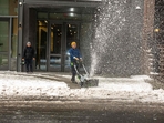 Parts of New York got over 3 inches of snow after a winter storm blew through the Northeast. Alex Kent/Getty Images/AFP (Photo by Alex Kent / GETTY IMAGES NORTH AMERICA / Getty Images via AFP)(Getty Images via AFP) Parts of New York got over 3 inches of snow after a winter storm blew through the Northeast. Alex Kent/Getty Images/AFP (Photo by Alex Kent / GETTY IMAGES NORTH AMERICA / Getty Images via AFP)(Getty Images via AFP)