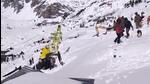 The rescue team members after the end of a rescue operation following an avalanche in Uttarakhand’s Chamoli district on Sunday. (PTI) The rescue team members after the end of a rescue operation following an avalanche in Uttarakhand’s Chamoli district on Sunday. (PTI)