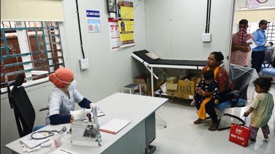 A Mohalla Clinic in operation in 2020. (HT Archive) A Mohalla Clinic in operation in 2020. (HT Archive)