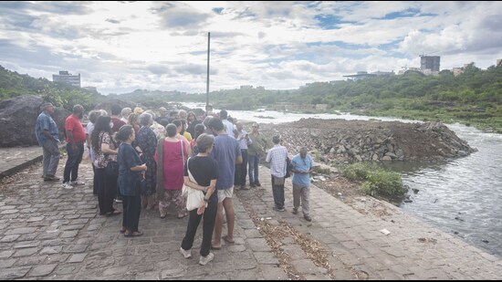 The PMC is executing the river rejuvenation and beautification project along a 44 km stretch between Sangamwadi Crematorium and Sadal Baba Dargah. (REPRESENTATIVE PHOTO)