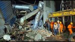 Rescue workers in action at the mishap site in Ludhiana on Saturday. (Manish/HT) Rescue workers in action at the mishap site in Ludhiana on Saturday. (Manish/HT)