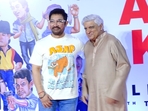 Aamir Khan and Javed Khan at the trailer launch of Aamir Khan: Cinema Ka Jadugar. Aamir Khan and Javed Khan at the trailer launch of Aamir Khan: Cinema Ka Jadugar.