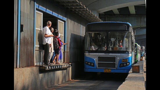 In response, transport minister Pratap Sarnaik directed the MSRTC administration to dispose of all scrap buses from the state’s ST depots by April 15. (HT PHOTO) In response, transport minister Pratap Sarnaik directed the MSRTC administration to dispose of all scrap buses from the state’s ST depots by April 15. (HT PHOTO)