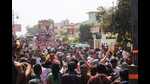 Naga and Aghori sadhus and others take part in Masan Holi celebrations at Harishchandra Ghat in Varanasi. (Rajesh Kumar) Naga and Aghori sadhus and others take part in Masan Holi celebrations at Harishchandra Ghat in Varanasi. (Rajesh Kumar)