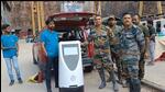 The robot is equipped with an AI-based camera system. (HT photo) The robot is equipped with an AI-based camera system. (HT photo)