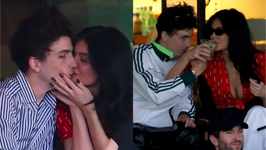 Timothee Chalamet with gf Kylie Jenner Timothee Chalamet with gf Kylie Jenner