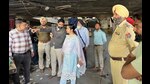 Mayor Inderjit Kaur conducting surprise inspection at the multi-storey parking lot adjoining Zone A office in Ludhiana on Wednesday. (HT Photo) Mayor Inderjit Kaur conducting surprise inspection at the multi-storey parking lot adjoining Zone A office in Ludhiana on Wednesday. (HT Photo)