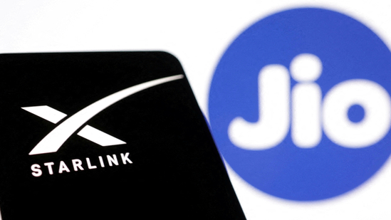 FILE PHOTO: Starlink and Jio logos are seen in this illustration taken, June 21, 2023. REUTERS/Dado Ruvic/Illustration/File Photo(REUTERS)