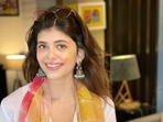 Sanjana Sanghi will playing Holi at home after five years. Sanjana Sanghi will playing Holi at home after five years.