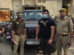 Noida police arrested the driver on Wednesday. (X/@noidapolice) Noida police arrested the driver on Wednesday. (X/@noidapolice)