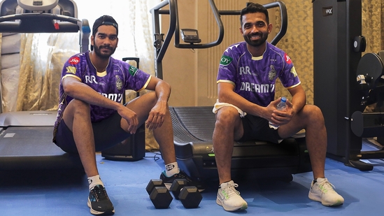 KKR appointed Ajinkya Rahane (R) as captain ahead of IPL 2025 (KKR ) KKR appointed Ajinkya Rahane (R) as captain ahead of IPL 2025 (KKR )