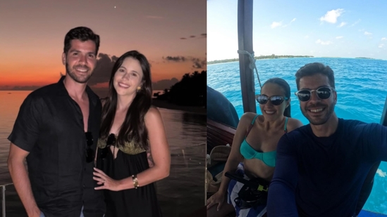 Caio Gomes, his wife Fernanda Diniz, along with 56 passengers and 3 crew members, were left stranded at sea.(Instagram/@FernandaDiniz) Caio Gomes, his wife Fernanda Diniz, along with 56 passengers and 3 crew members, were left stranded at sea.(Instagram/@FernandaDiniz)