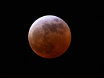 A full lunar eclipse is seen during the Blood Moon Lunar Eclipse in Palm Springs, California, on March 13, 2025. (AFP) A full lunar eclipse is seen during the Blood Moon Lunar Eclipse in Palm Springs, California, on March 13, 2025. (AFP)