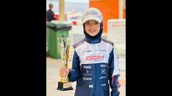 Mir with the 2024 DAMC trophy in Dubai. Mir with the 2024 DAMC trophy in Dubai.