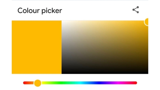 The panel showcases a wide range of colours with a customisable scale.(Screengrab/Google) The panel showcases a wide range of colours with a customisable scale.(Screengrab/Google)