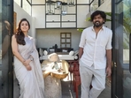 Nayanthara and Vignesh Shivan at their stunning home studio in Chennai. (Instagram/@archdigestindia) Nayanthara and Vignesh Shivan at their stunning home studio in Chennai. (Instagram/@archdigestindia)