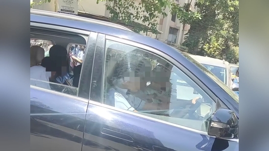 Schoolboy drove SUV in traffic with classmates, sparking outrage over road safety and parental negligence. (Instagram/Prateek Singh) Schoolboy drove SUV in traffic with classmates, sparking outrage over road safety and parental negligence. (Instagram/Prateek Singh)