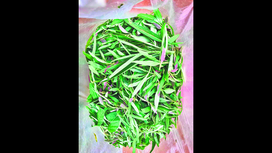 Water spinach grown by Kumar. Water spinach grown by Kumar.