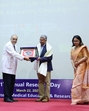 Sundar Swaminathan being felicitated by Dr Vivek Lal, director, PGIMER. (HT Photo) Sundar Swaminathan being felicitated by Dr Vivek Lal, director, PGIMER. (HT Photo)