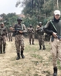 In this image shared by Manipur police on March 21, security personnel conduct a search operation and area domination in a vulnerable area in the district. (@manipur_police) In this image shared by Manipur police on March 21, security personnel conduct a search operation and area domination in a vulnerable area in the district. (@manipur_police)