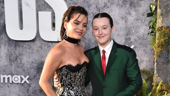 US actress Isabela Merced (L) and British actor Bella Ramsey attend the premiere of HBO's "The Last of Us", Season 2, at the TCL Chinese theatre in Hollywood, California, March 24, 2025. (Photo by Chris Delmas / AFP)(AFP)