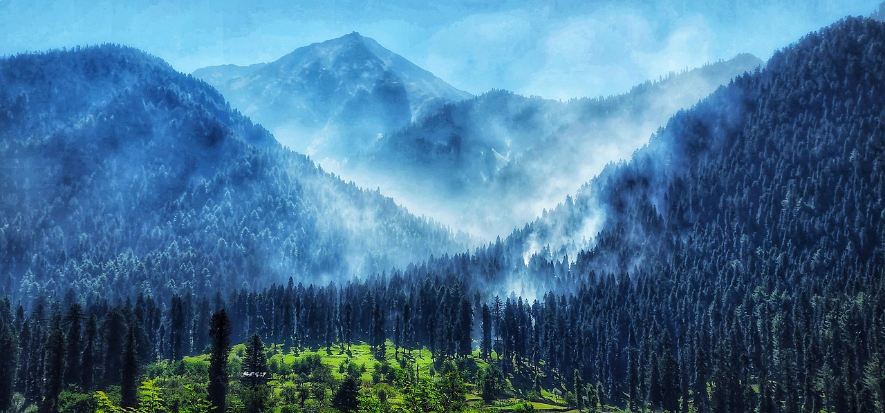 Kashmir’s serene valleys and tranquil lakes offer a perfect retreat.(Pixabay) Kashmir’s serene valleys and tranquil lakes offer a perfect retreat.(Pixabay)