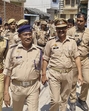 Police conduct a flag march a day after the arrest of Zafar Ali, Chairman of the Shahi Jama Masjid managing committee, in Sambhal, Monday. (PTI) Police conduct a flag march a day after the arrest of Zafar Ali, Chairman of the Shahi Jama Masjid managing committee, in Sambhal, Monday. (PTI)