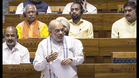 Replying to a debate on the bill, before it was passed by a voice vote, Shah asserted that those who come to India for business, education and investment are welcome, but those who pose a threat to security will face stringent action. (PTI) Replying to a debate on the bill, before it was passed by a voice vote, Shah asserted that those who come to India for business, education and investment are welcome, but those who pose a threat to security will face stringent action. (PTI)