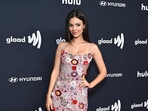 US actress and singer Victoria Justice attends the 36th Annual GLAAD Media Awards at the Beverly Hilton Hotel in Beverly Hills, California, March 27, 2025. (Photo by LISA O'CONNOR / AFP)(AFP) US actress and singer Victoria Justice attends the 36th Annual GLAAD Media Awards at the Beverly Hilton Hotel in Beverly Hills, California, March 27, 2025. (Photo by LISA O'CONNOR / AFP)(AFP)