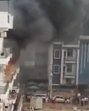 Visuals from the site of the fire in Greater Noida. (Sourced photo) Visuals from the site of the fire in Greater Noida. (Sourced photo)