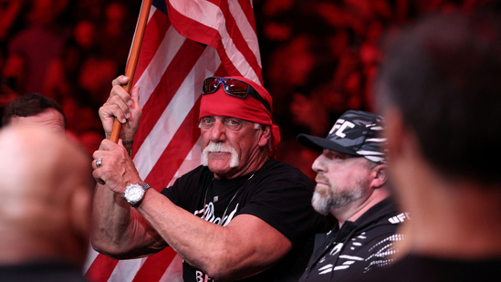 Former WWE wrestler Hulk Hogan.(USA TODAY Sports via Reuters Con)
