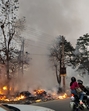 Fires have raged through the winter months, despite GRAP restrictions. The repeated combustion of dry leaves, garden clippings and dumped municipal waste continues, suffocating the city even after the winter season has passed. (HT PHOTO) Fires have raged through the winter months, despite GRAP restrictions. The repeated combustion of dry leaves, garden clippings and dumped municipal waste continues, suffocating the city even after the winter season has passed. (HT PHOTO)