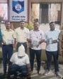 Ganesh Vasantrao Borude, 39, of Kalpataru Housing Society on Kharadi Road in Chandannagar was arrested on the factory premises at around 5.30 pm on Friday after the police acting on a tip-off laid a trap. (HT PHOTO) Ganesh Vasantrao Borude, 39, of Kalpataru Housing Society on Kharadi Road in Chandannagar was arrested on the factory premises at around 5.30 pm on Friday after the police acting on a tip-off laid a trap. (HT PHOTO)