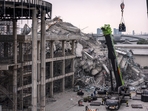 The Chinese men were reportedly caught removing 32 files from a building in Bangkok that collapsed during the Myanmar earthquake.(AFP) The Chinese men were reportedly caught removing 32 files from a building in Bangkok that collapsed during the Myanmar earthquake.(AFP)