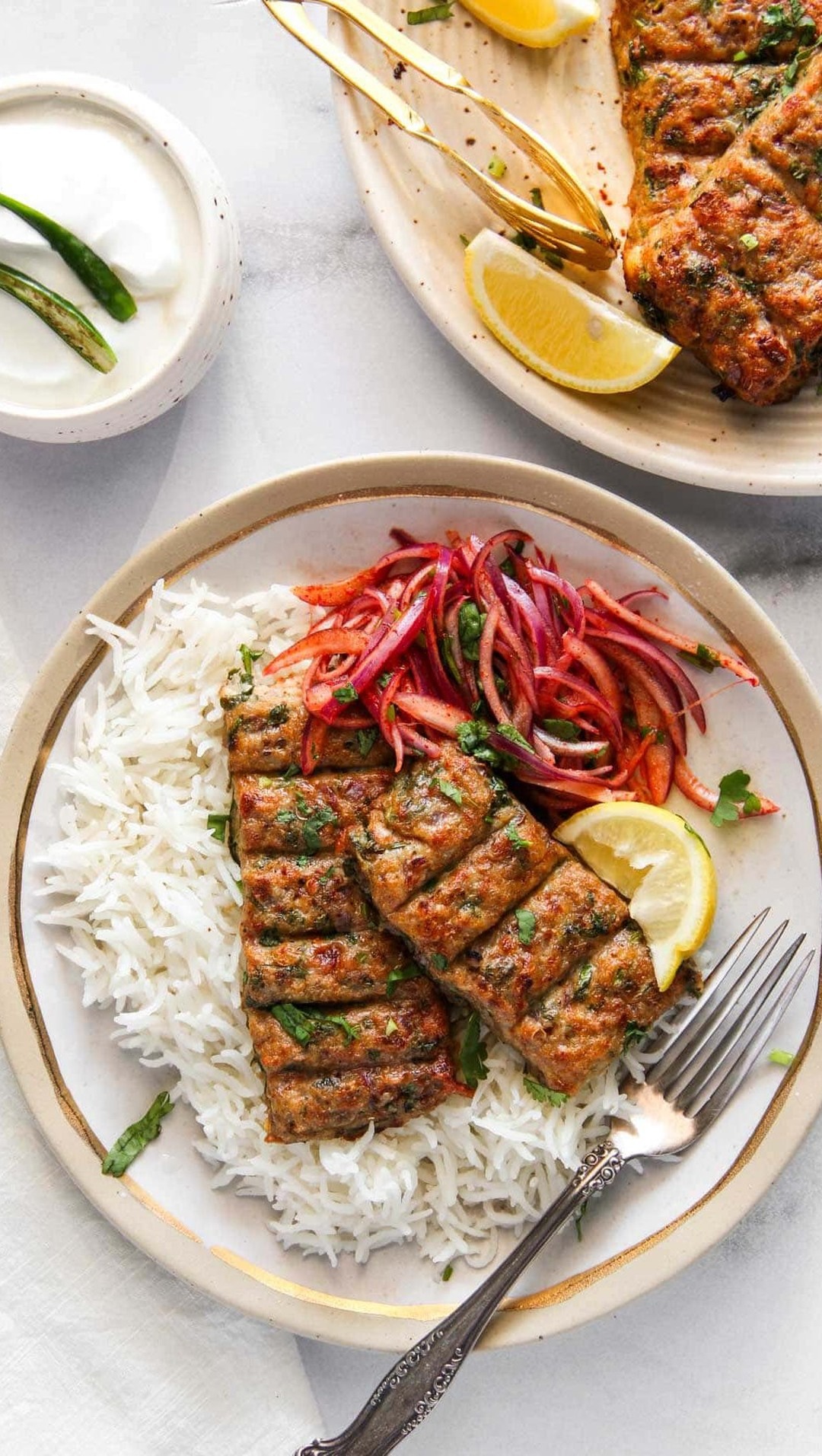 Cut your prep time in half with these simple kebab making hack (instagram) Cut your prep time in half with these simple kebab making hack (instagram)