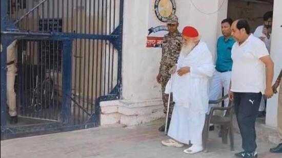 Asaram at the Jodhpur Central Jail where he surrendered on Tuesday Asaram at the Jodhpur Central Jail where he surrendered on Tuesday