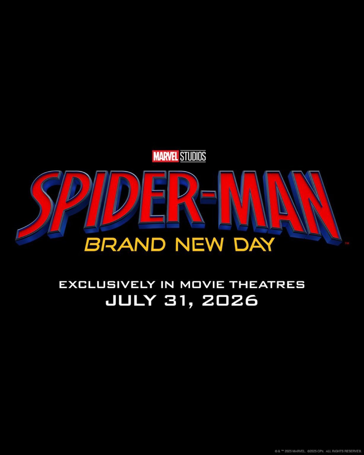 New title for the movie as well as new font New title for the movie as well as new font