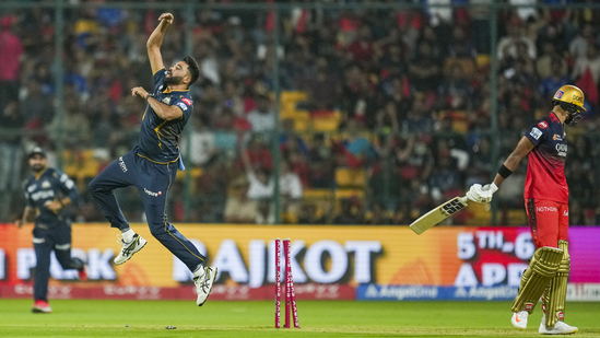 Mohammed Siraj took three wickets and conceded 19 runs and celebrated every scalp with his trademark vigour as he gave RCB a reminder of what they let go of before this season. His performance, along with a scintillating knock by Jos Buttler helped Gujarat Titans thrash the Royal Challengers Bengaluru by eight wickets in the latter's first home game of the season. 